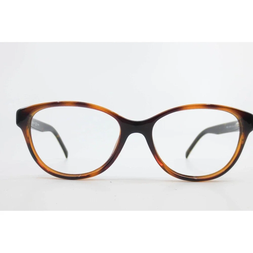 Fendi F1025 Eyeglasses Womens Dark Havana Tortoise Cat Eye Zucca Italy 51-16-135
